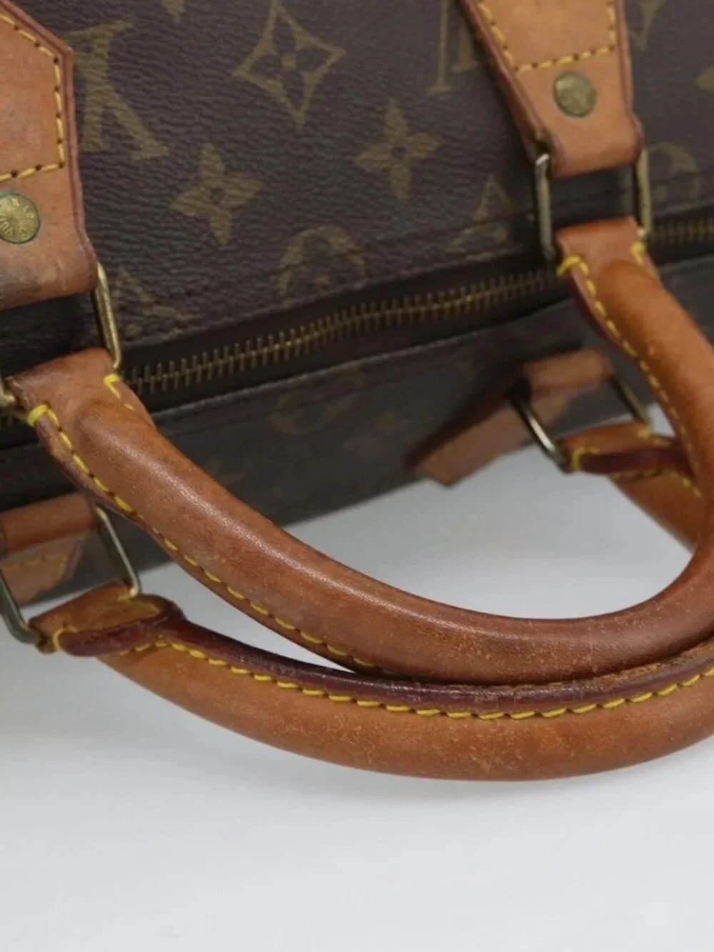 LOUIS VUITTON Monogram Speedy 35 Hand Bag M41524 LV Auth 187939A